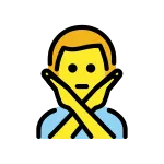 Man Gesturing No SVG Icon